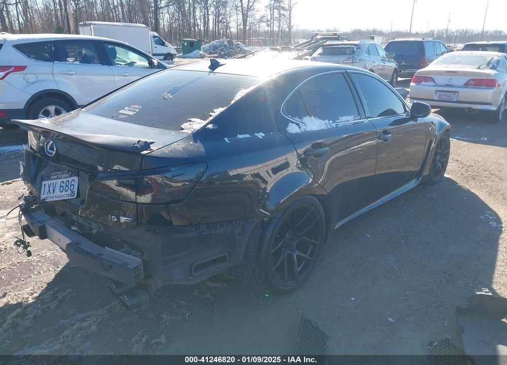 2008 LEXUS IS F VIN: JTHBP262785004567