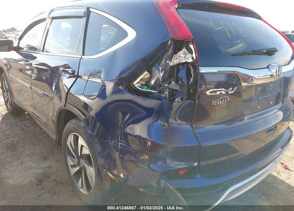 2015 HONDA CR-V TOURING VIN: 5J6RM4H9XFL081385