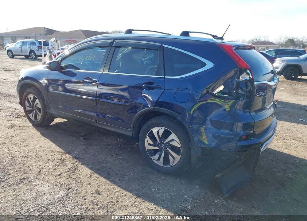 2015 HONDA CR-V TOURING VIN: 5J6RM4H9XFL081385