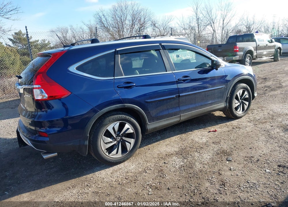 2015 HONDA CR-V TOURING VIN: 5J6RM4H9XFL081385