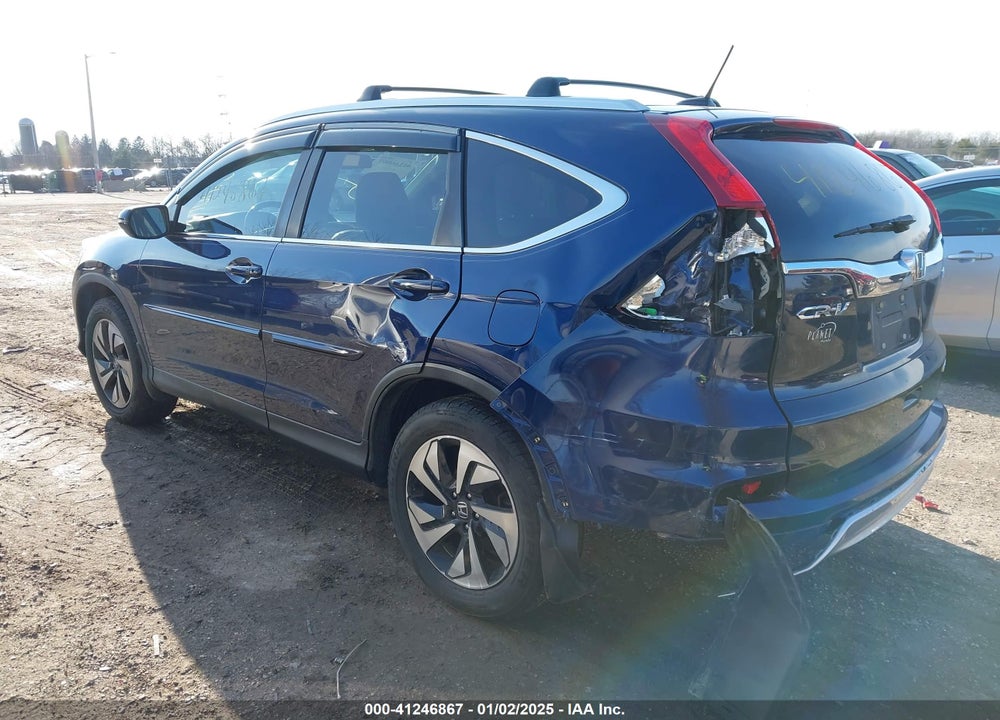 2015 HONDA CR-V TOURING VIN: 5J6RM4H9XFL081385