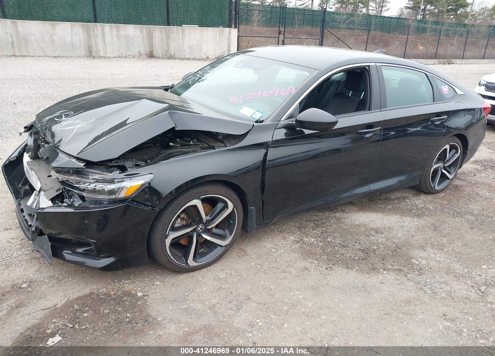 2022 HONDA ACCORD VIN: 1HGCV1F33NA051775