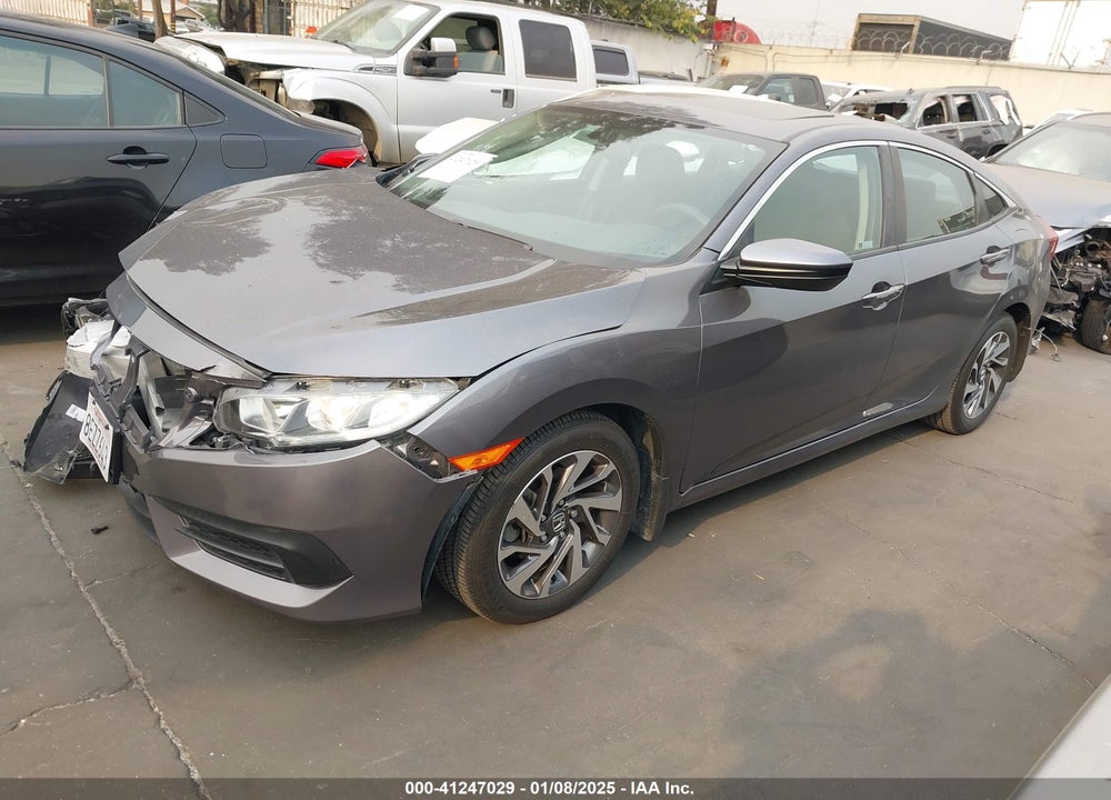 2018 HONDA CIVIC EX VIN: 2HGFC2F75JH564498