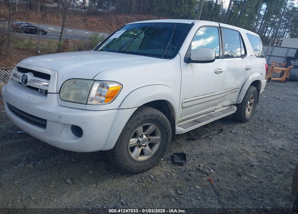 2005 TOYOTA SEQUOIA SR5 V8 VIN: 5TDZT34A05S244156