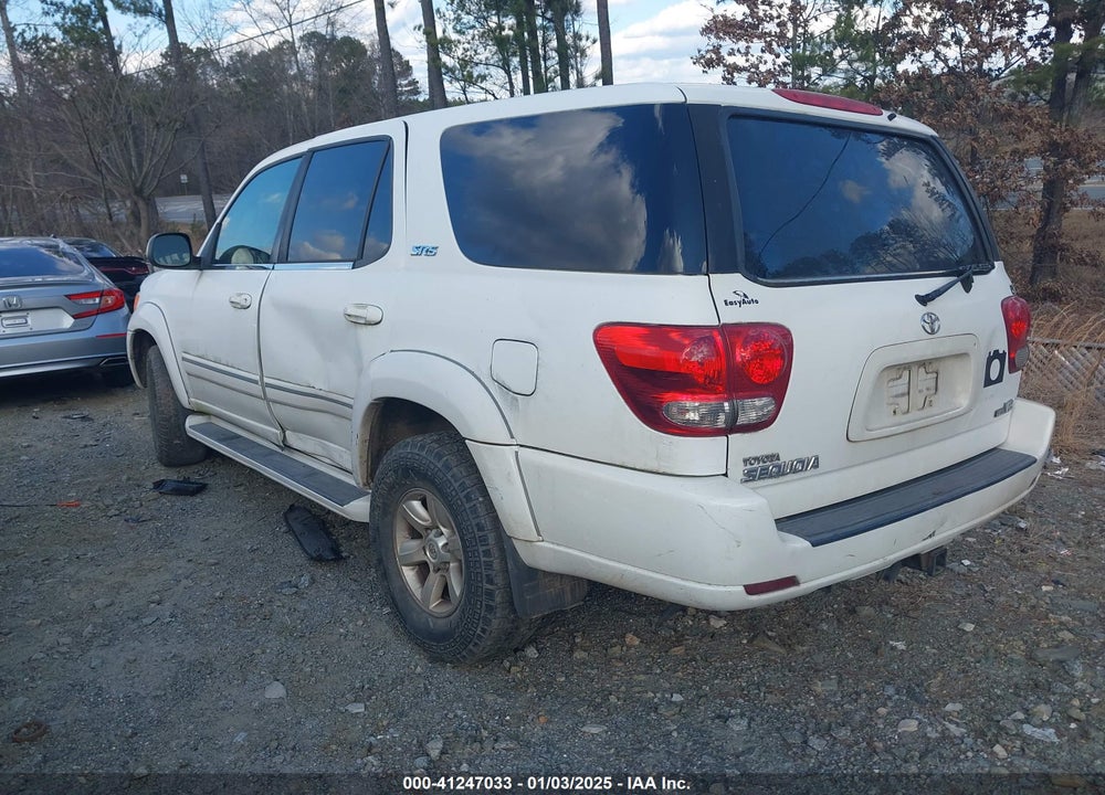 2005 TOYOTA SEQUOIA SR5 V8 VIN: 5TDZT34A05S244156