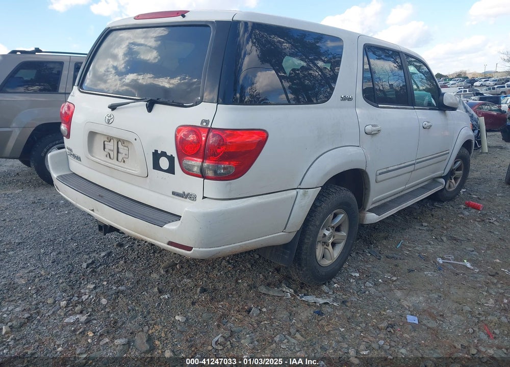 2005 TOYOTA SEQUOIA SR5 V8 VIN: 5TDZT34A05S244156