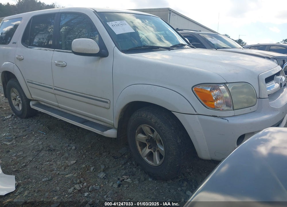 2005 TOYOTA SEQUOIA SR5 V8 VIN: 5TDZT34A05S244156