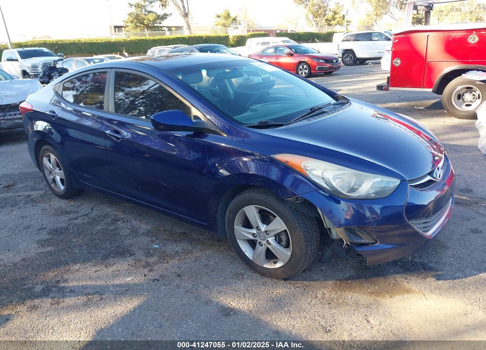 2013 HYUNDAI ELANTRA GLS VIN: 5NPDH4AE2DH346863