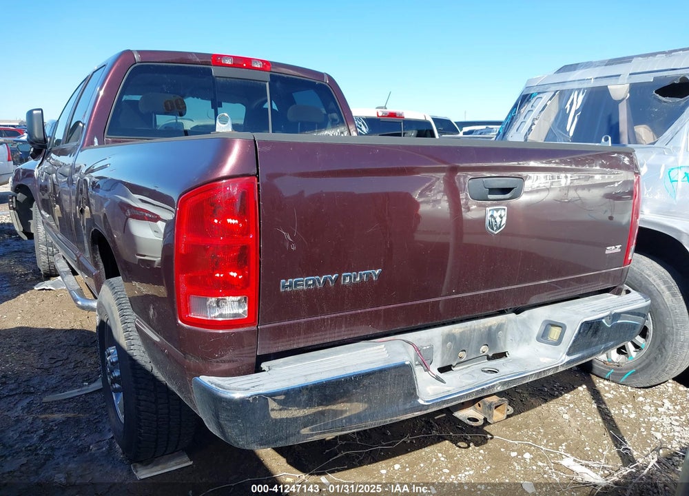 2005 DODGE RAM 2500 SLT/LARAMIE VIN: 3D7KR28C25G757676