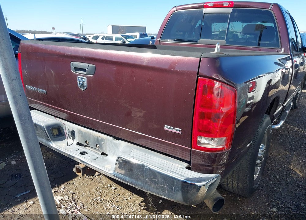 2005 DODGE RAM 2500 SLT/LARAMIE VIN: 3D7KR28C25G757676