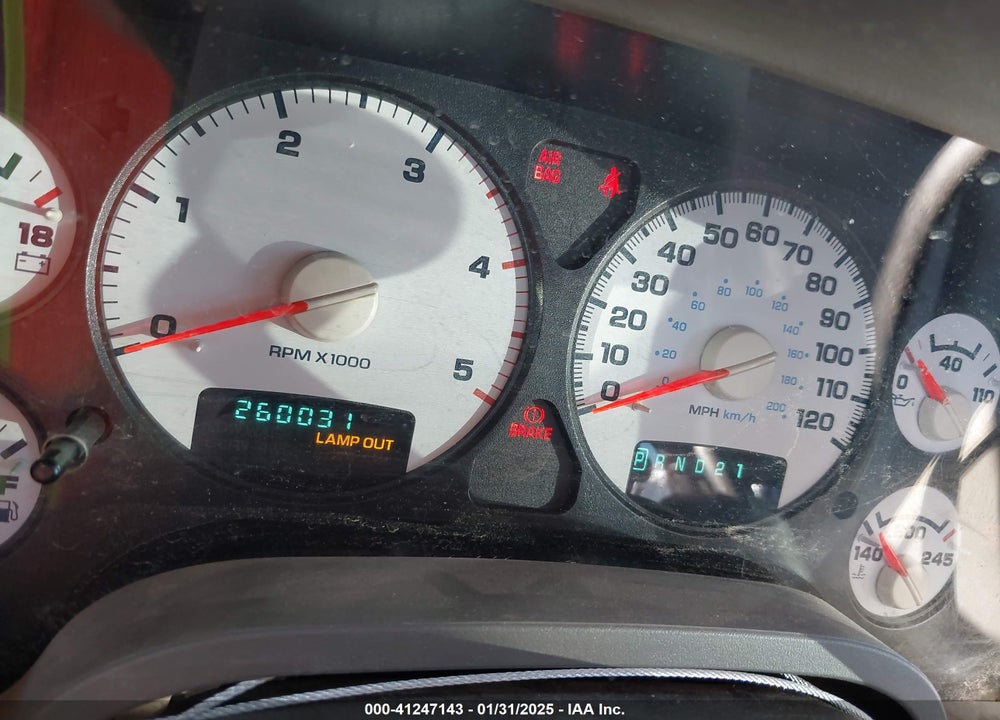 2005 DODGE RAM 2500 SLT/LARAMIE VIN: 3D7KR28C25G757676