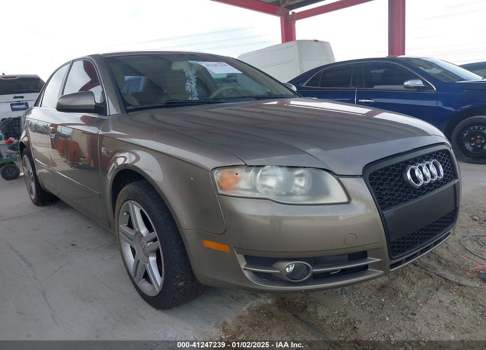 2007 AUDI A4 2.0T VIN: WAUAF78EX7A194632