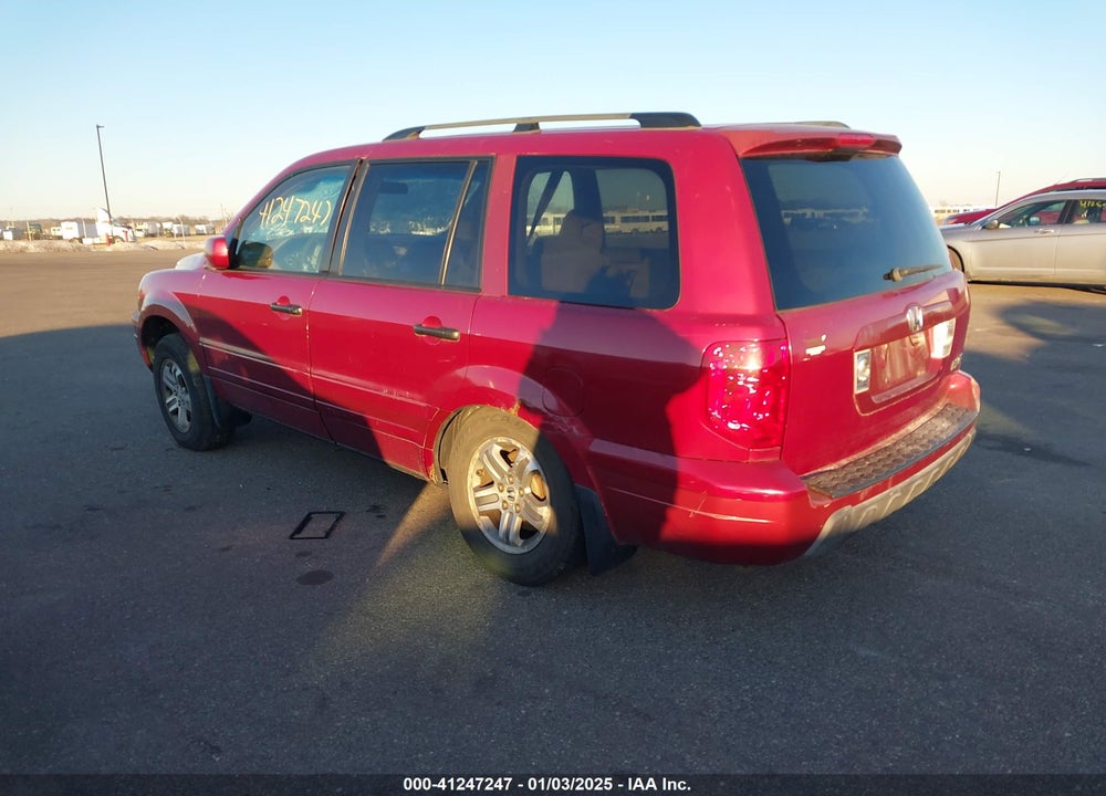 2005 HONDA PILOT EX VIN: 2HKYF18455H526939