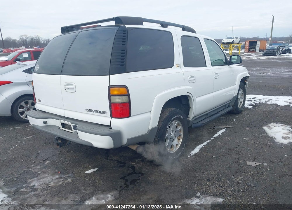2004 CHEVROLET TAHOE K1500 VIN: 1GNEK13Z94R107508