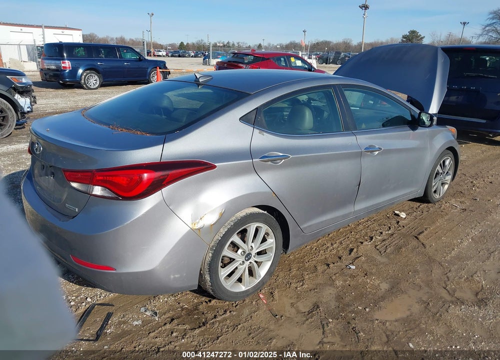 2014 HYUNDAI ELANTRA LIMITED VIN: KMHDH4AE4EU138129