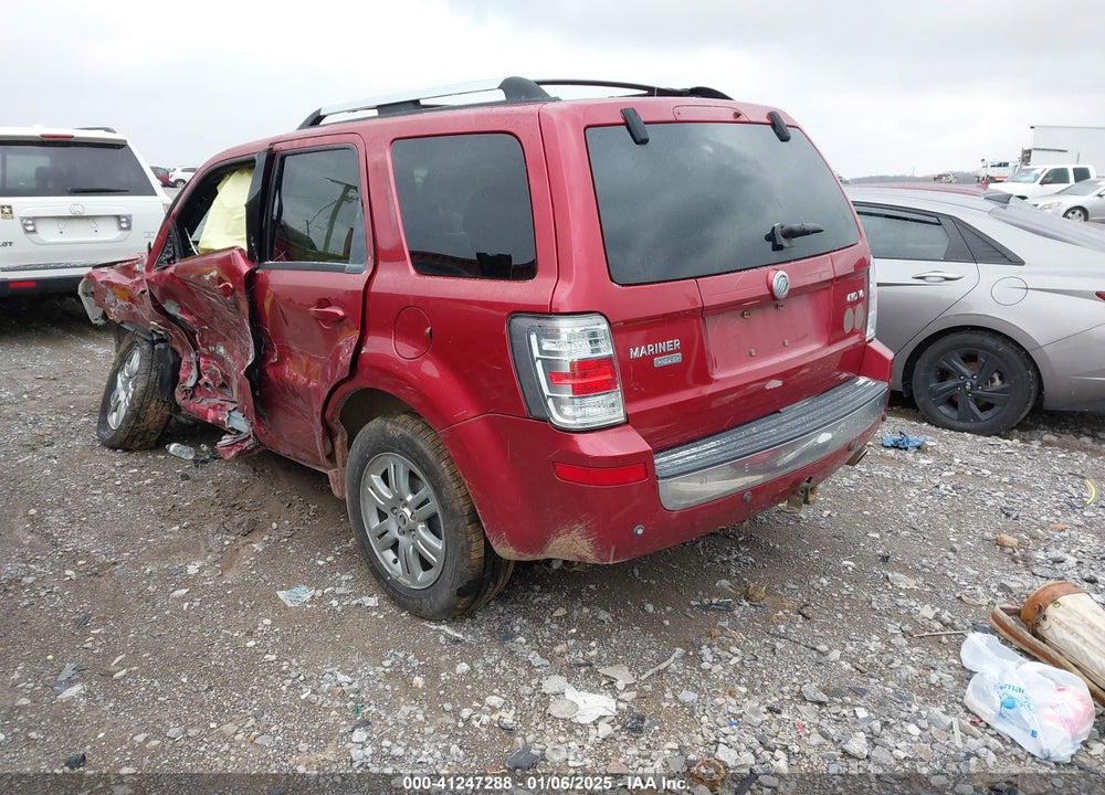 2008 MERCURY MARINER PREMIER VIN: 4M2CU97118KJ49452