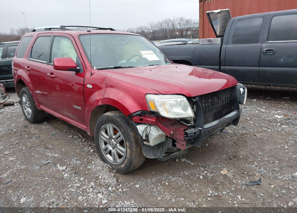 2008 MERCURY MARINER PREMIER VIN: 4M2CU97118KJ49452