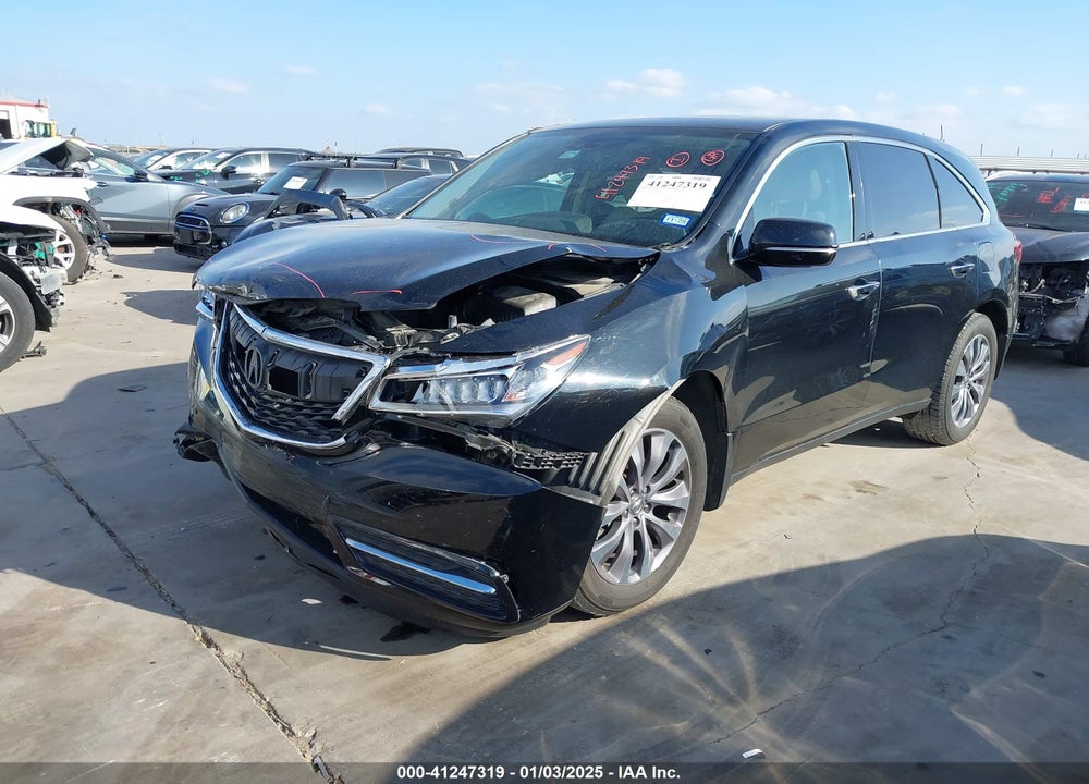 2014 ACURA MDX TECHNOLOGY PACKAGE VIN: 5FRYD3H44EB012045