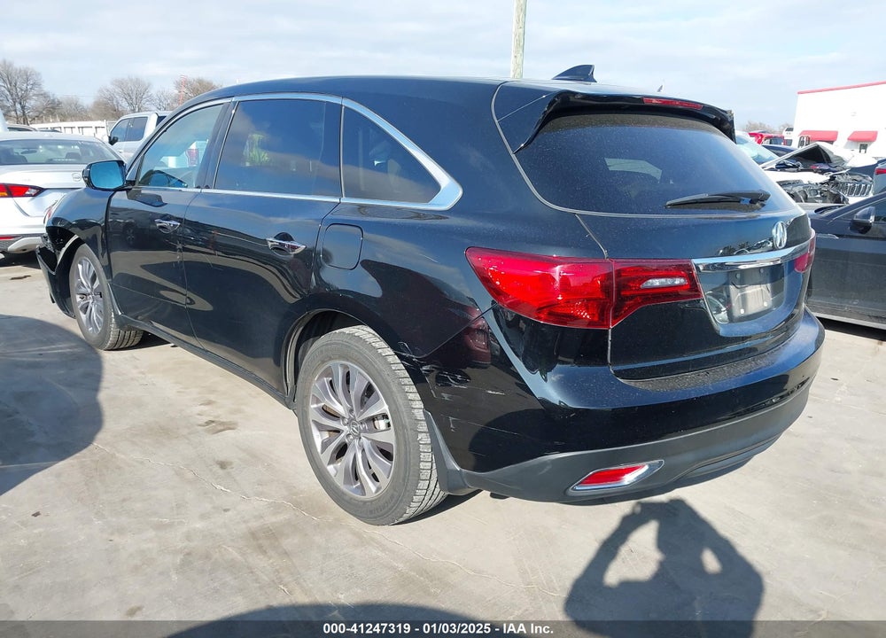 2014 ACURA MDX TECHNOLOGY PACKAGE VIN: 5FRYD3H44EB012045