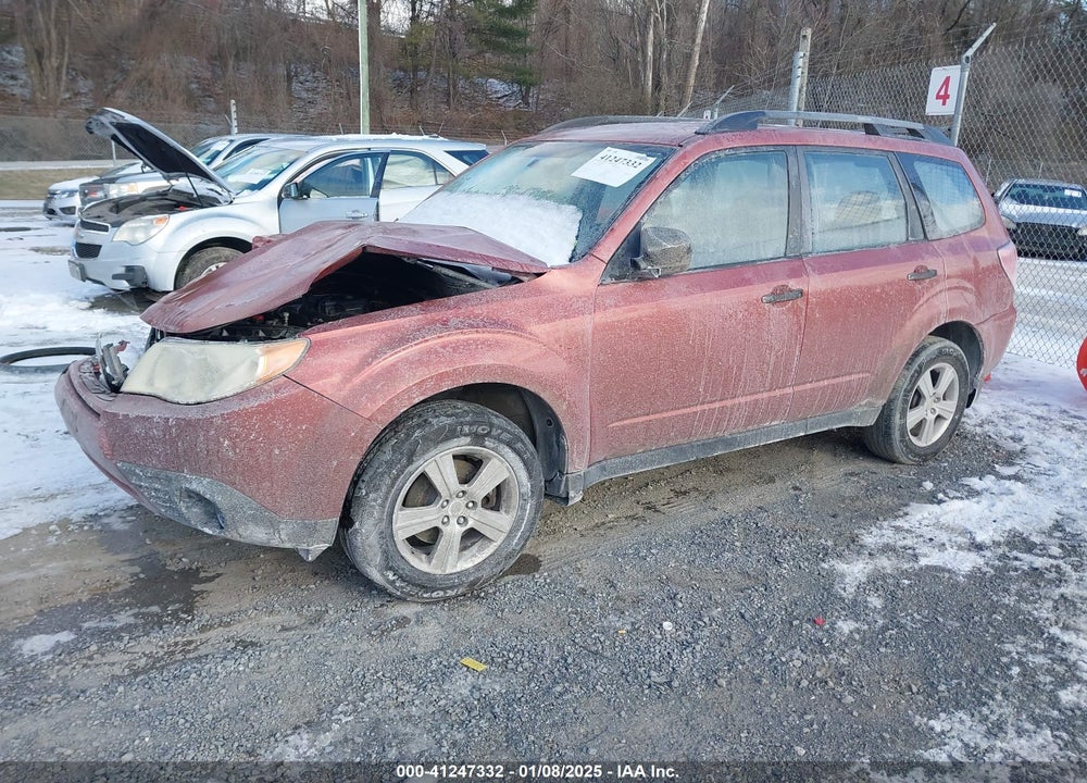 2011 SUBARU FORESTER 2.5X VIN: JF2SHABC9BH738528