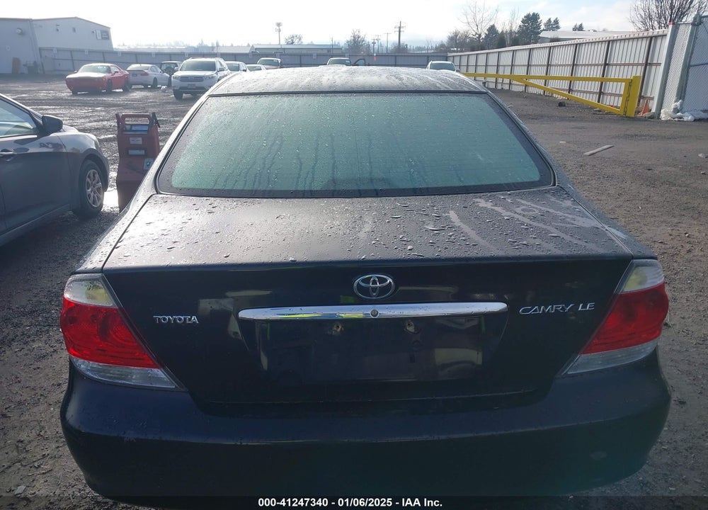 2005 TOYOTA CAMRY LE VIN: 4T1BE32K15U597102