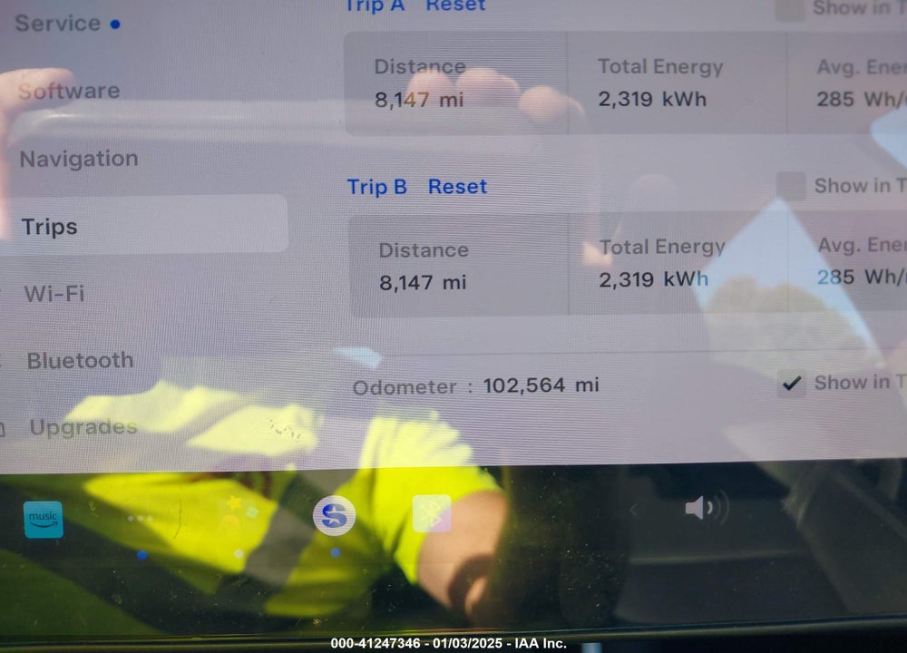 2019 TESLA MODEL 3 VIN: 5YJ3E1EA7KF307174