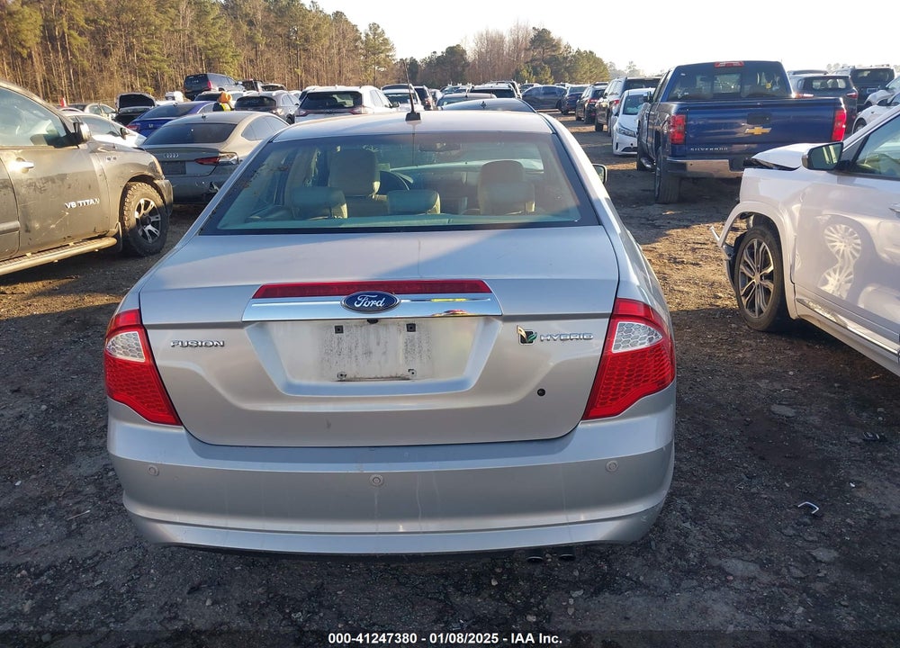 2010 FORD FUSION HYBRID VIN: 3FADP0L37AR365463