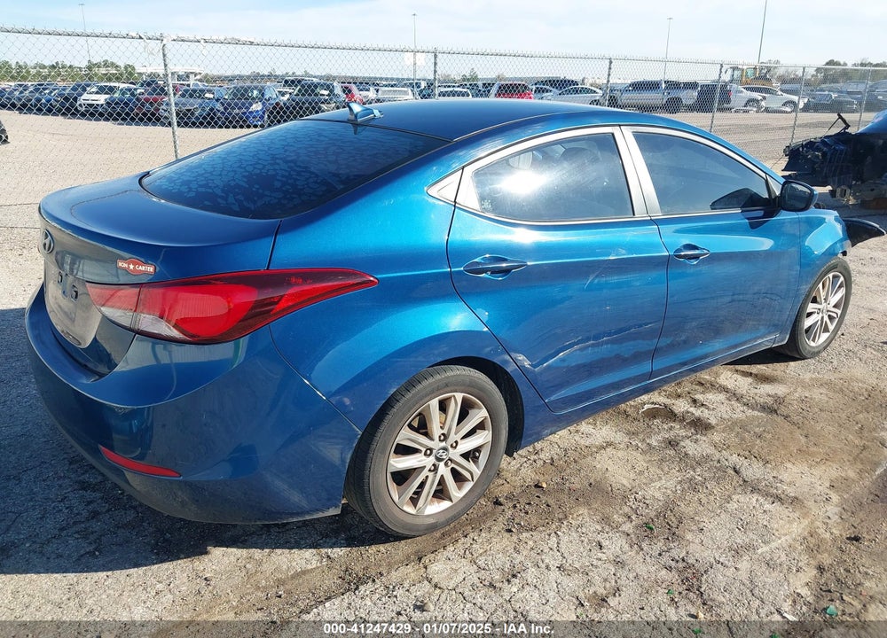 2015 HYUNDAI ELANTRA SE VIN: KMHDH4AE6FU357918