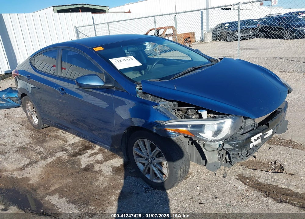 2015 HYUNDAI ELANTRA SE VIN: KMHDH4AE6FU357918