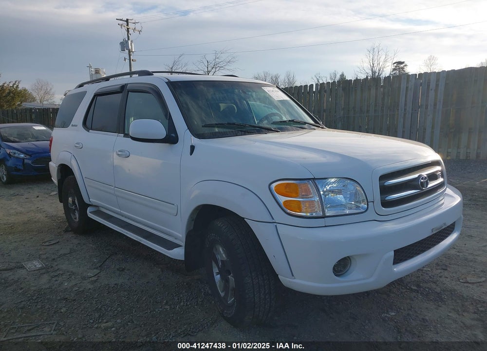 2002 TOYOTA SEQUOIA LIMITED V8 VIN: 5TDBT48A42S058679