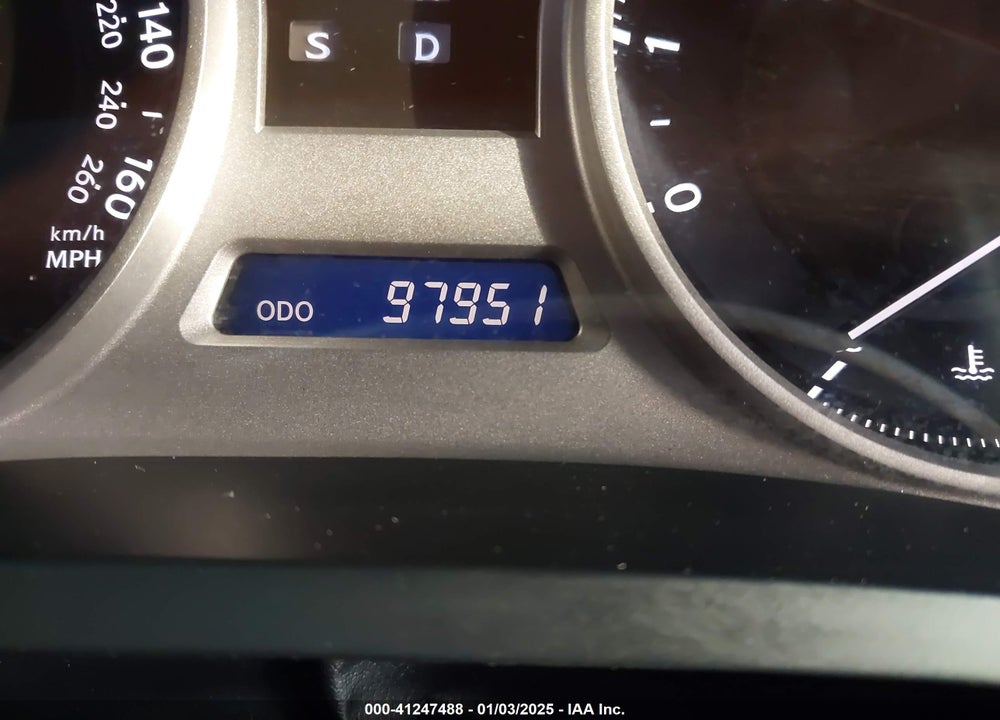 2008 LEXUS IS 250 VIN: JTHBK262585064782