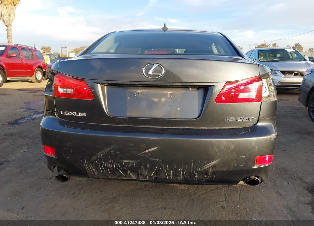 2008 LEXUS IS 250 VIN: JTHBK262585064782