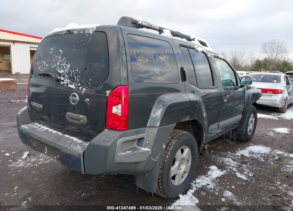 2006 NISSAN XTERRA S VIN: 5N1AN08W16C510486