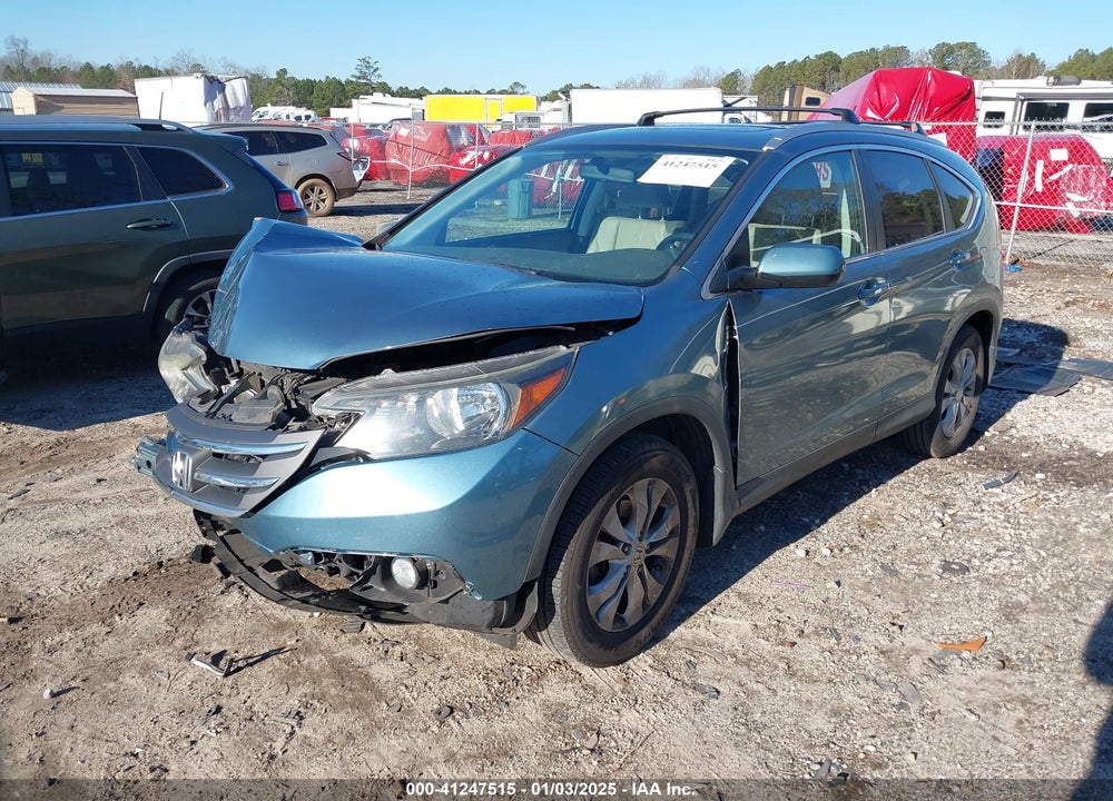 2013 HONDA CR-V EX-L VIN: 5J6RM3H78DL034684