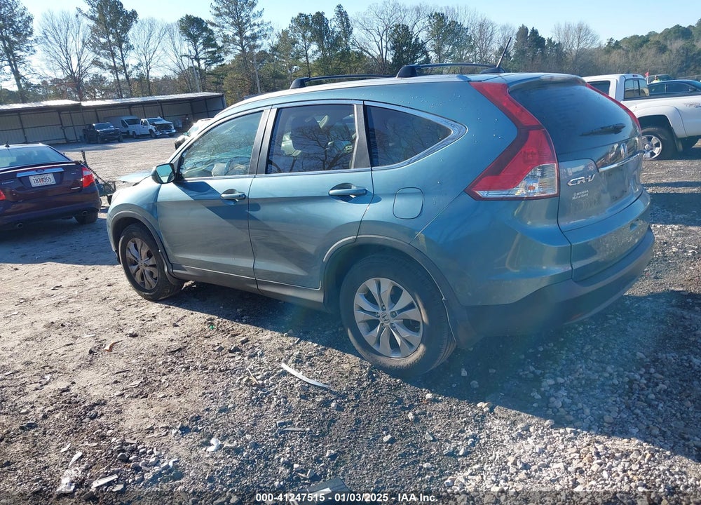 2013 HONDA CR-V EX-L VIN: 5J6RM3H78DL034684