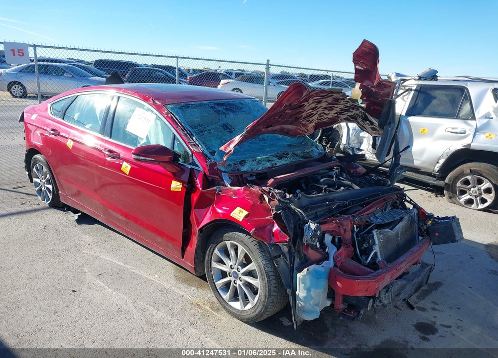 2017 FORD FUSION SE VIN: 3FA6P0HD2HR206497