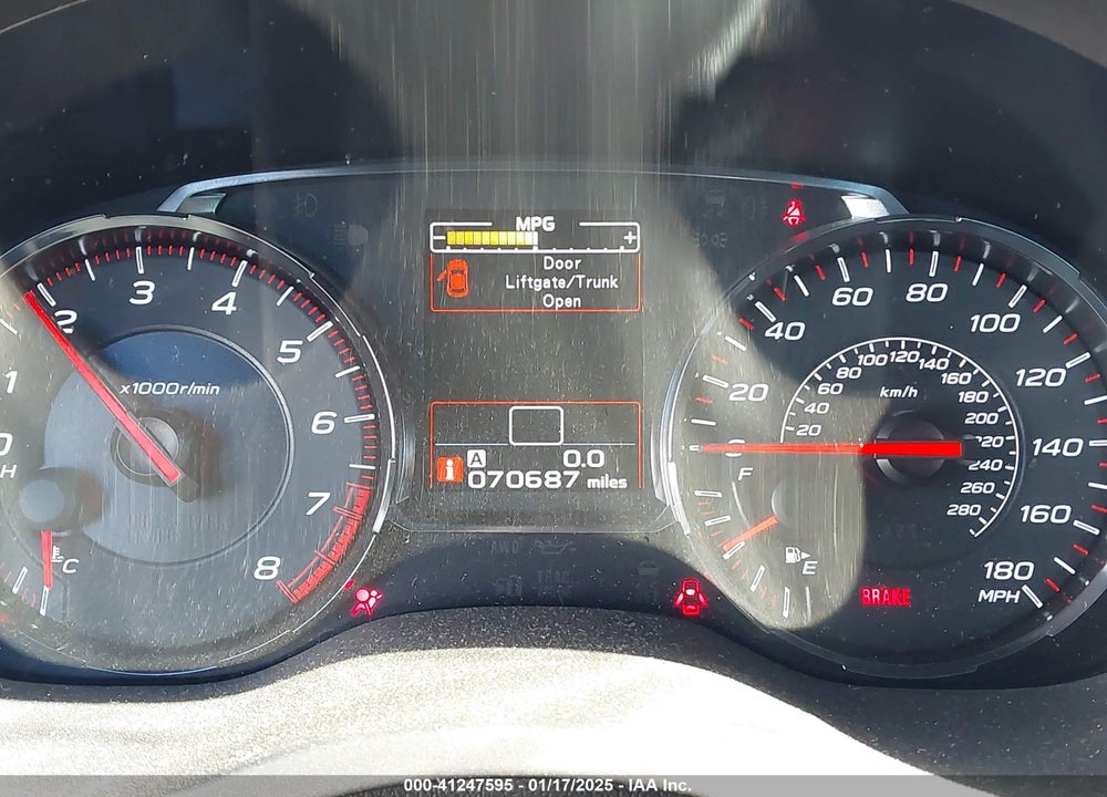 2020 SUBARU WRX VIN: JF1VA1A65L9801749