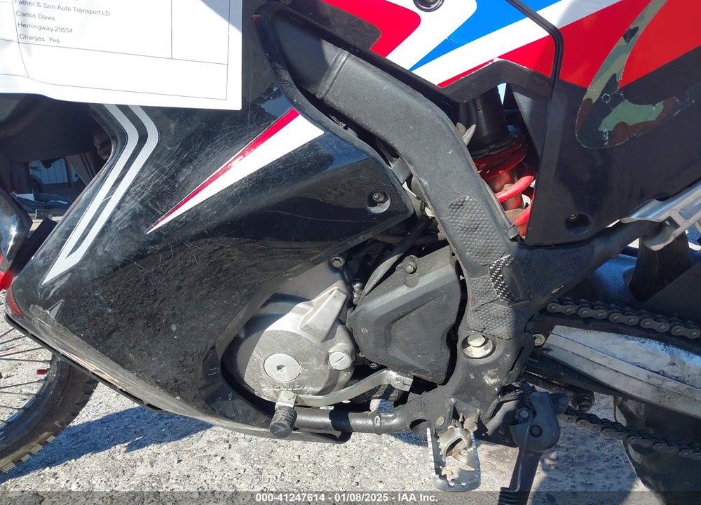 2024 HONDA CRF300 LR VIN: MLHND1605R5300458