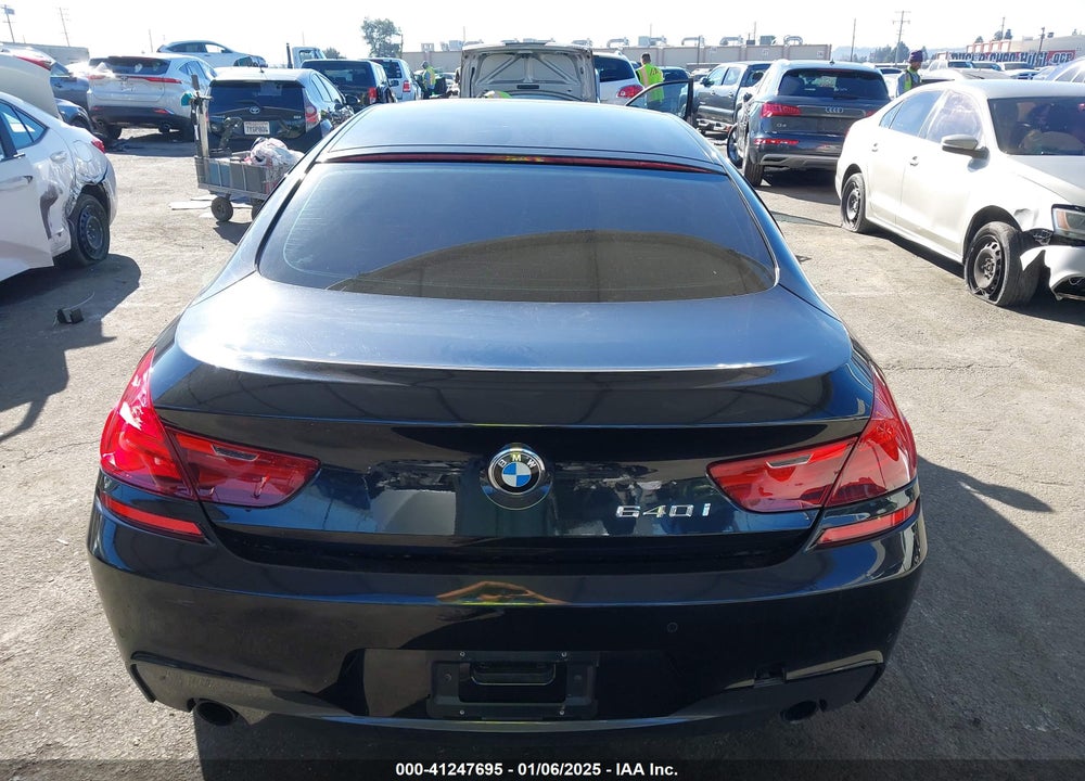 2015 BMW 640I GRAN COUPE VIN: WBA6A0C52FGB53591
