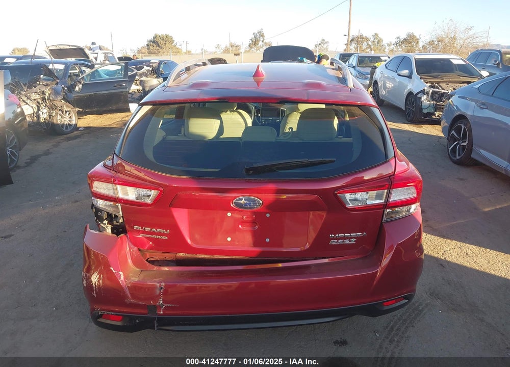 2017 SUBARU IMPREZA 2.0I PREMIUM VIN: 4S3GTAD60H3707961