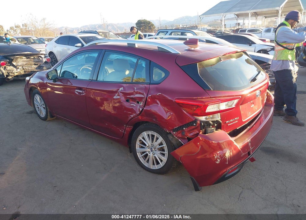 2017 SUBARU IMPREZA 2.0I PREMIUM VIN: 4S3GTAD60H3707961