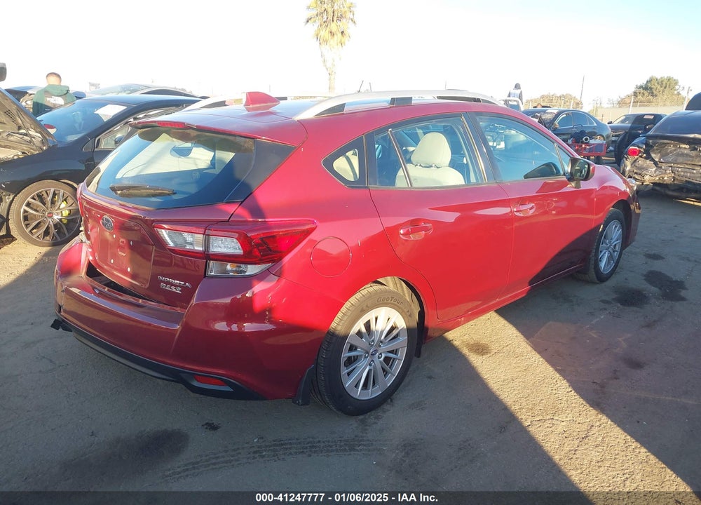 2017 SUBARU IMPREZA 2.0I PREMIUM VIN: 4S3GTAD60H3707961