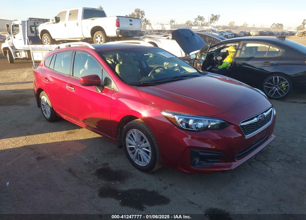 2017 SUBARU IMPREZA 2.0I PREMIUM VIN: 4S3GTAD60H3707961