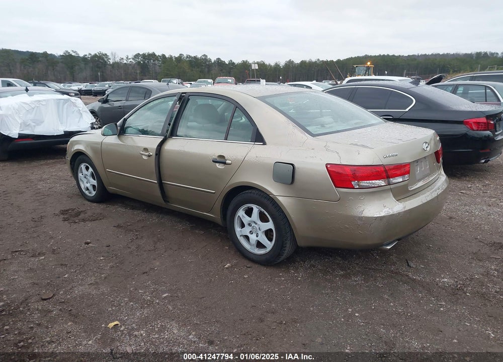 2006 HYUNDAI SONATA GLS V6/LX V6 VIN: 5NPEU46F36H068429