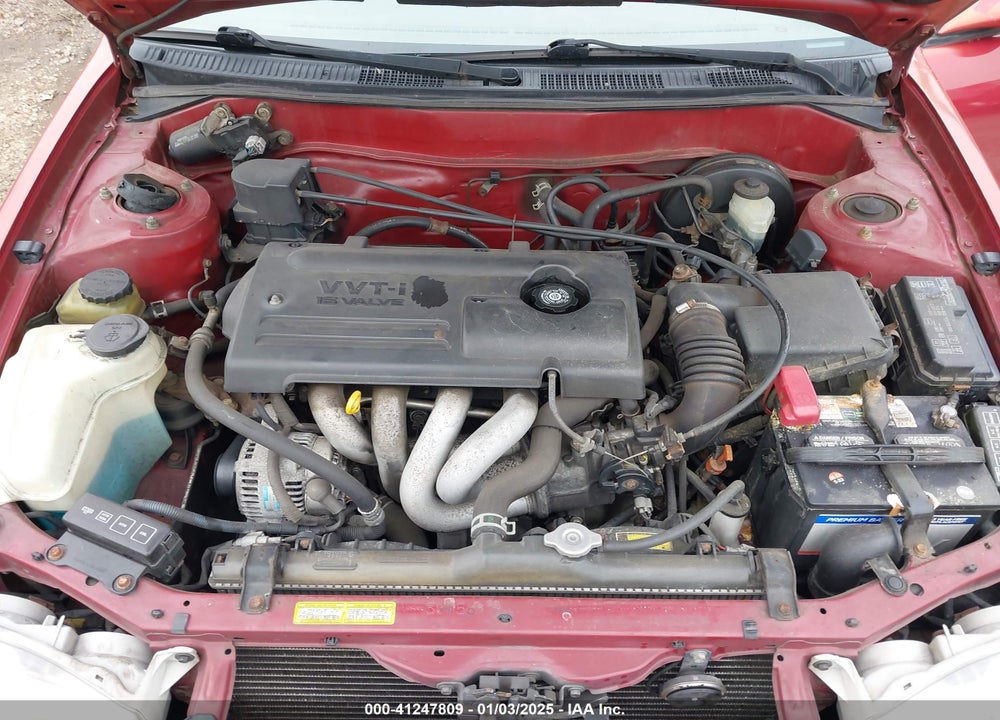 2001 TOYOTA COROLLA LE VIN: 2T1BR12E91C448158