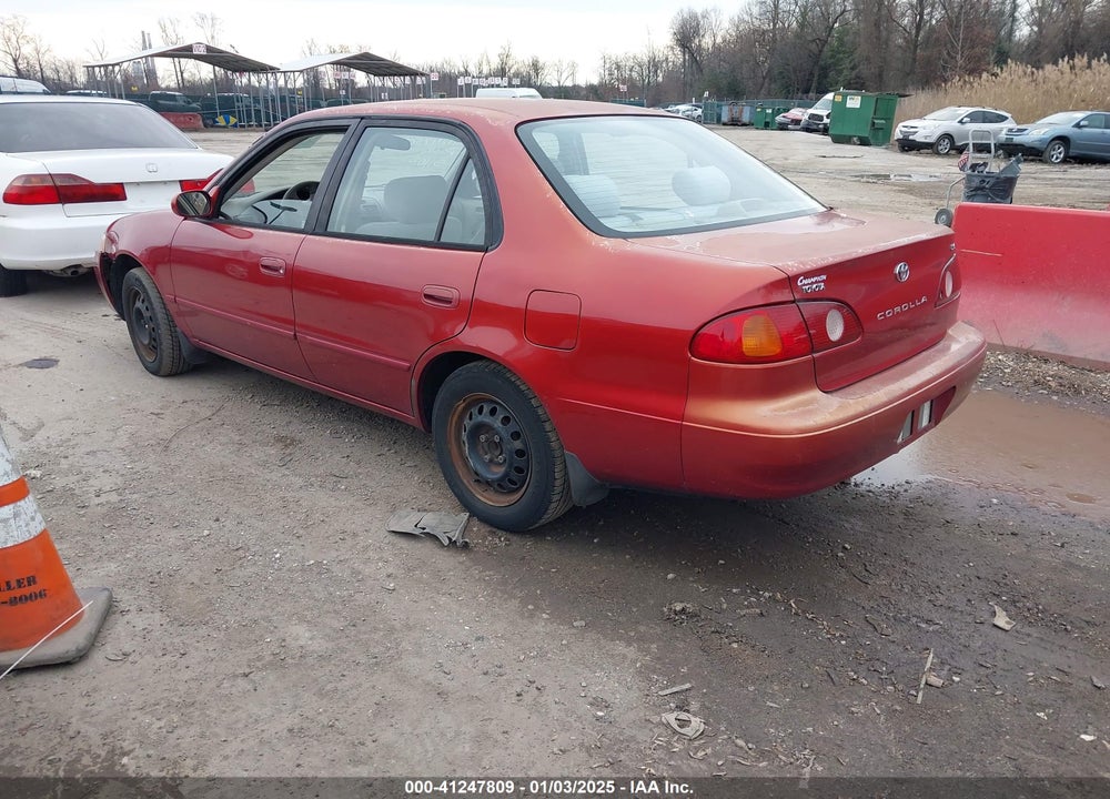 2001 TOYOTA COROLLA LE VIN: 2T1BR12E91C448158