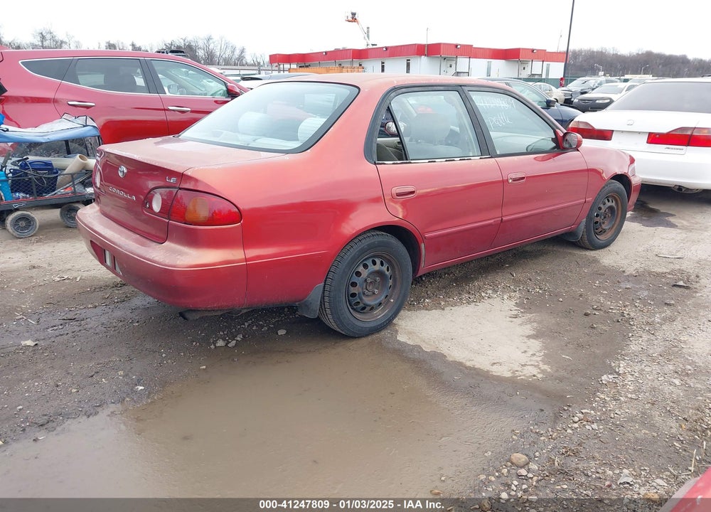 2001 TOYOTA COROLLA LE VIN: 2T1BR12E91C448158