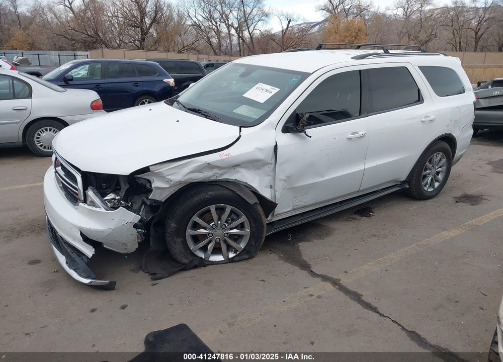 2018 DODGE DURANGO SXT AWD VIN: 1C4RDJAG1JC291489