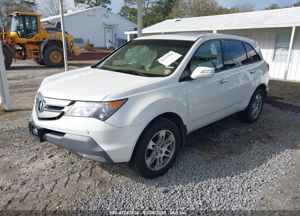2007 ACURA MDX TECHNOLOGY PACKAGE VIN: 2HNYD28427H537592