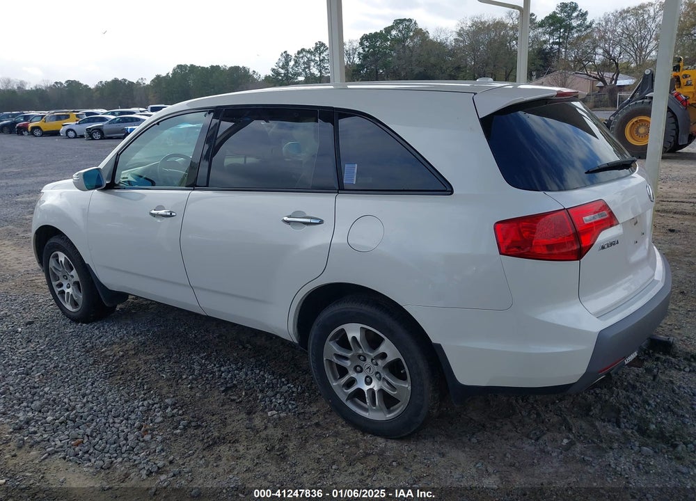 2007 ACURA MDX TECHNOLOGY PACKAGE VIN: 2HNYD28427H537592